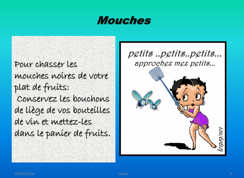 Quelques trucs à retenir