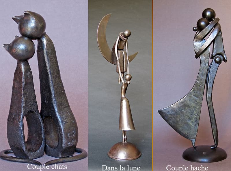 Sculptures en fer de Jean-Pierre Augier