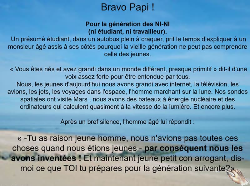 Bienvenue chez Papy et Mamy